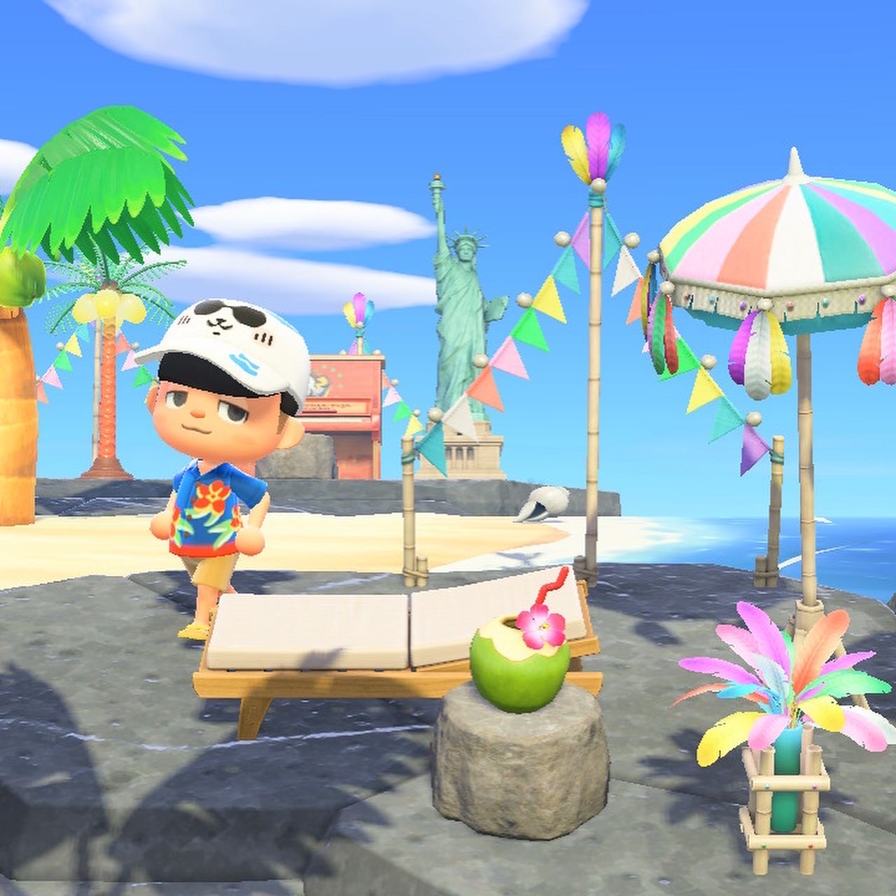 ハチワレキャップ