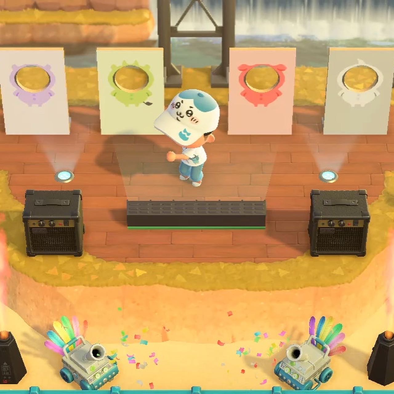 ハチワレキャップ（ギラッ）