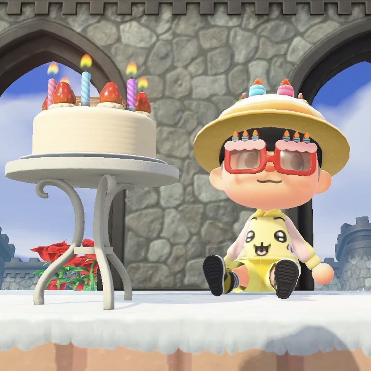 うさぎパーカー（ハピバ）